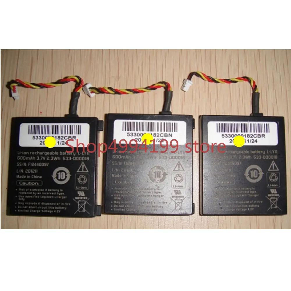 

Original size Battery 533-000018, F12440097, L-LY11 for Logitech G930, Gaming Headset G930, Headset G930, MX Revolution