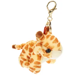 Giraffe Keychain Animal Toys Small The Keyring Bag Pendant Pillow Miss