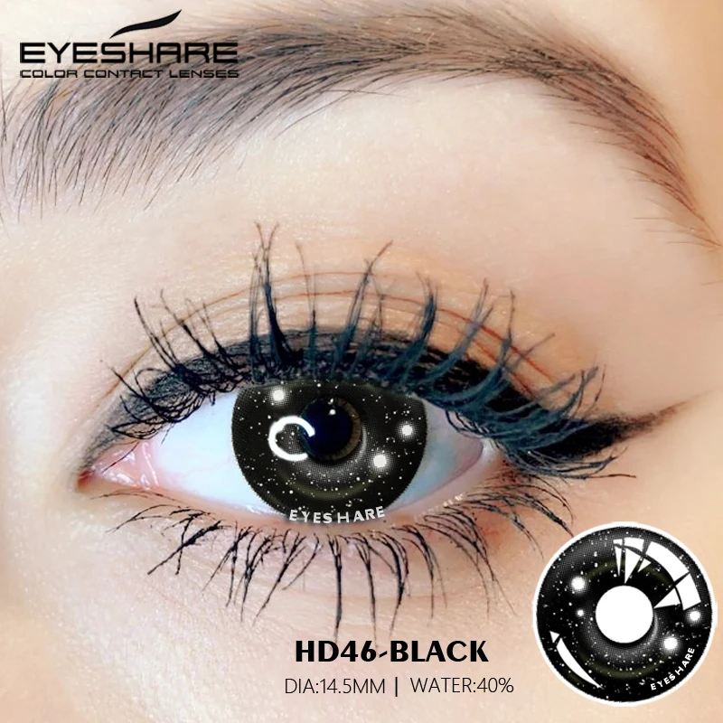 EYESHARE Color Contact Lenses For Eyes Anime Cosplay Colored Lenses Blue Yellow Halloween Lenses Contact Lens Beauty Makeup