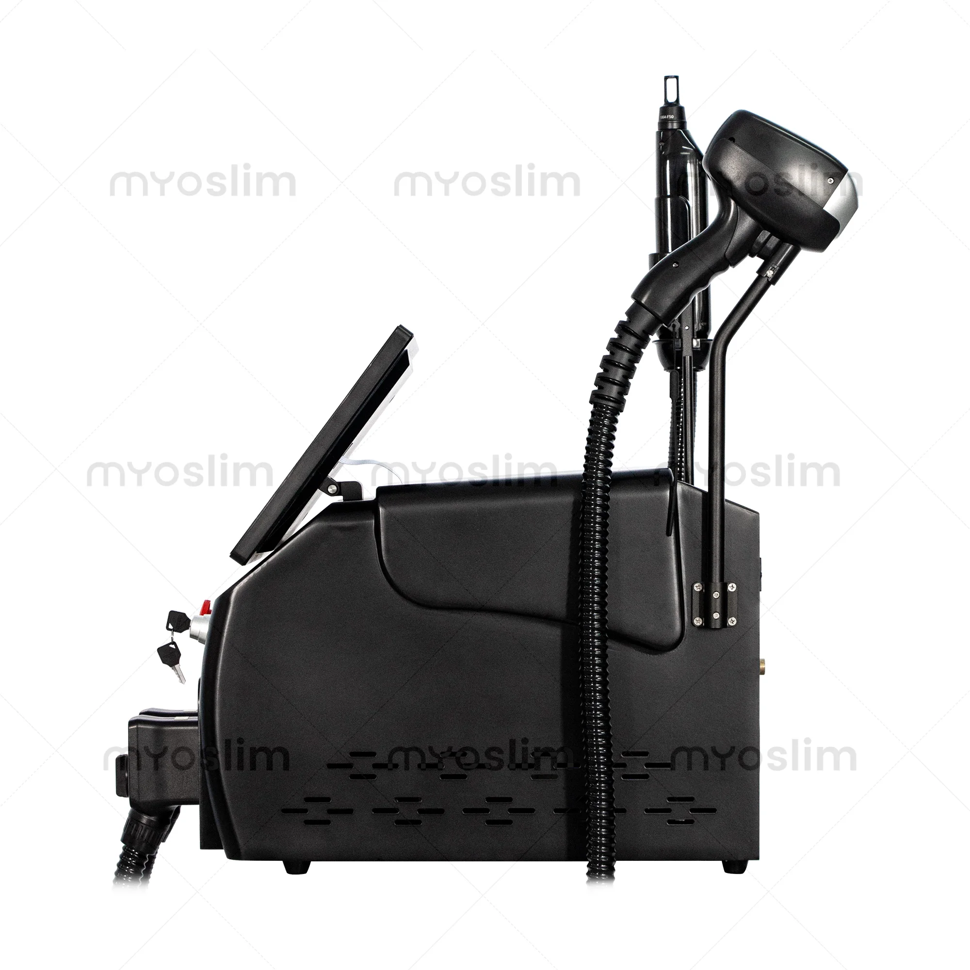 เครื่องกำจัดขนด้วยเลเซอร์ 2 in 1 โซปราโน ไทเทเนียม ไอซ์ แพลตตินัม ไดโอด 755 808 1064 นาโนเมตร 3 ความยาวคลื่น Nd:YAG กำจัดขนแบบไม่เจ็บ