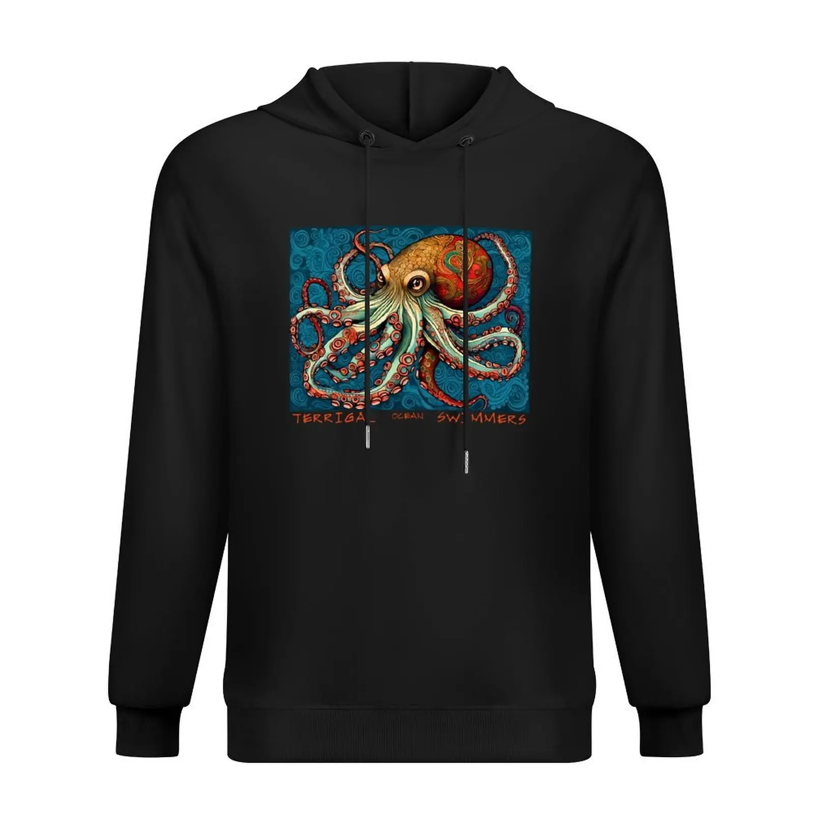 

TERRIGAL ocean SWIMMERS OCTOPUS Hoodie clothes for men aesthetic clothing korean clothes autumn clothes oversized hoodie