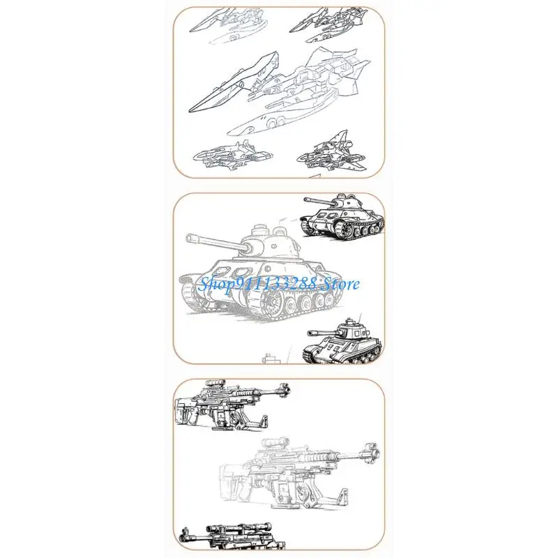 G88D Libro da disegno multiuso per fumetti Pagine in carta premium per matita e inchiostro