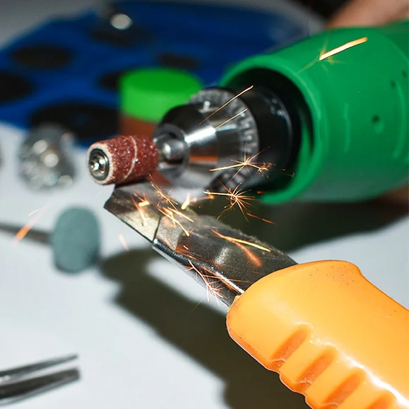 Dremel 260W Mini Bohrmaschine Graveur Drehwerkzeug Poliermaschine Elektrowerkzeug 5 Variable Geschwindigkeit Gravurstift mit Zubehör