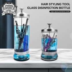 Beauty Manicurist Stainless Steel Filter Clean Sterilization Container Barber Tools Disinfection Jar Beauty Hair Salon Supplies