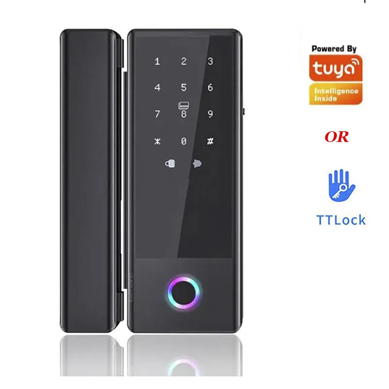 Fingerprint Smart Lock For Sliding Glass or Wooden Door Swing Door Lock ttlock Bluetooth Digital Lock Or Tuya Smart Wifi Lock