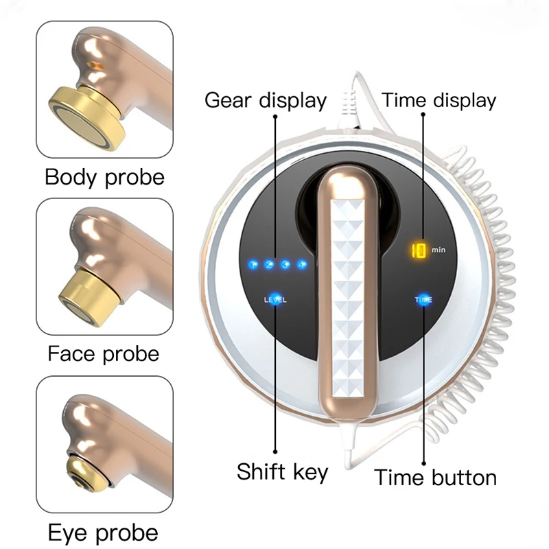 3 в 1, радиочастотный аппарат для лица и тела