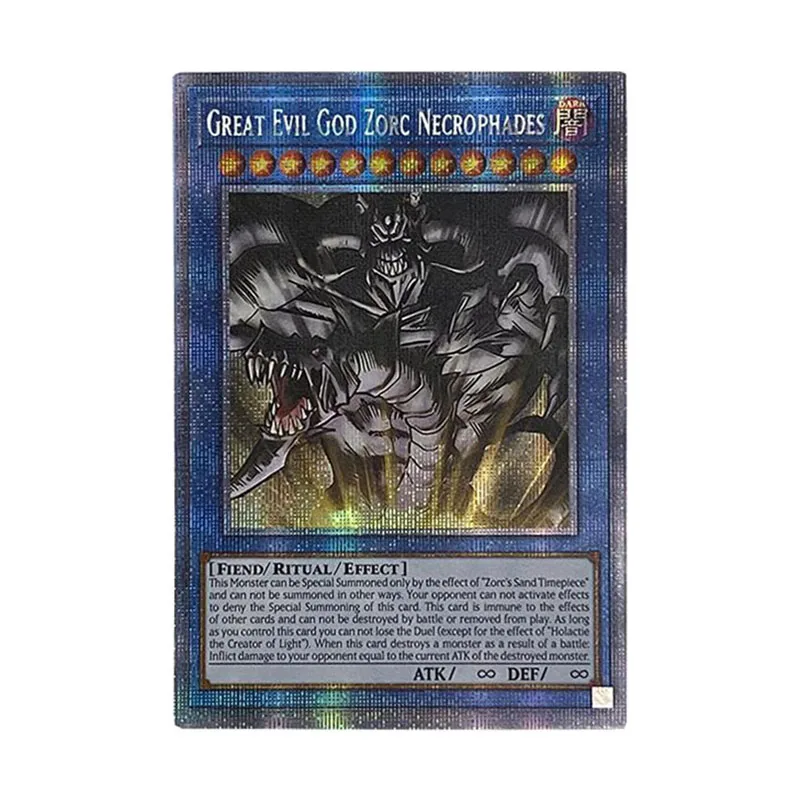 Anime Yu-Gi-Oh DIY ACG Zoku Nekurofuadesu Holactie the Creator of Light Game Collectible Cards Toys for boys Birthday Gift