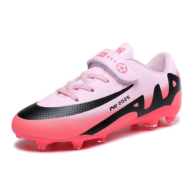 

TF/FG Children Professional Soccer Shoes Society Cleats Students Training Football Shoes Indoor Non-Slip Football Field Boots