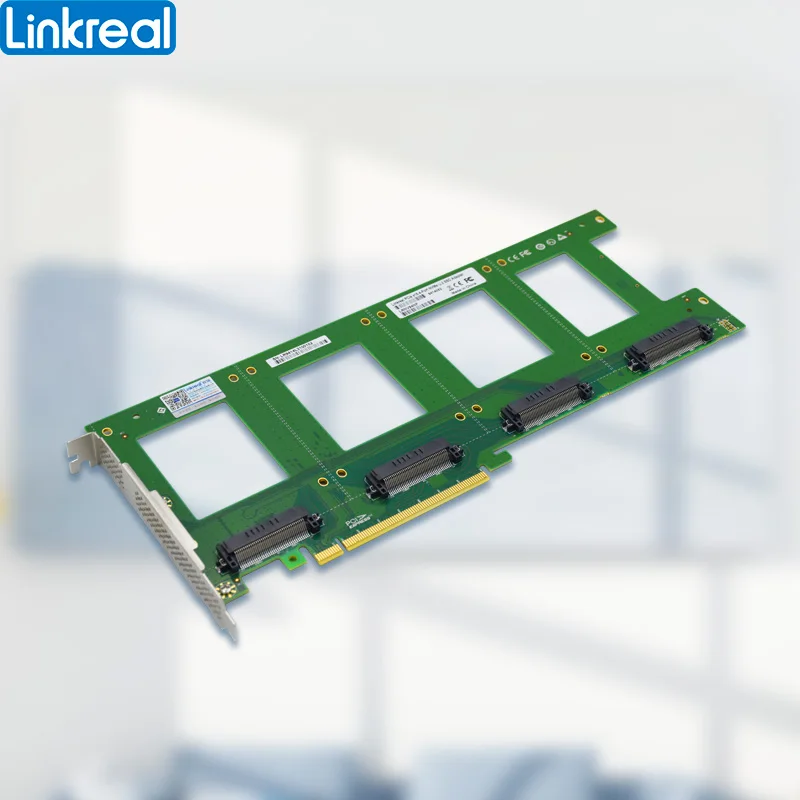 Imagem -02 - Linkreal-adaptador para Nvme Ssd-lrnv94nf x U.2 para Pcie X16 2.5