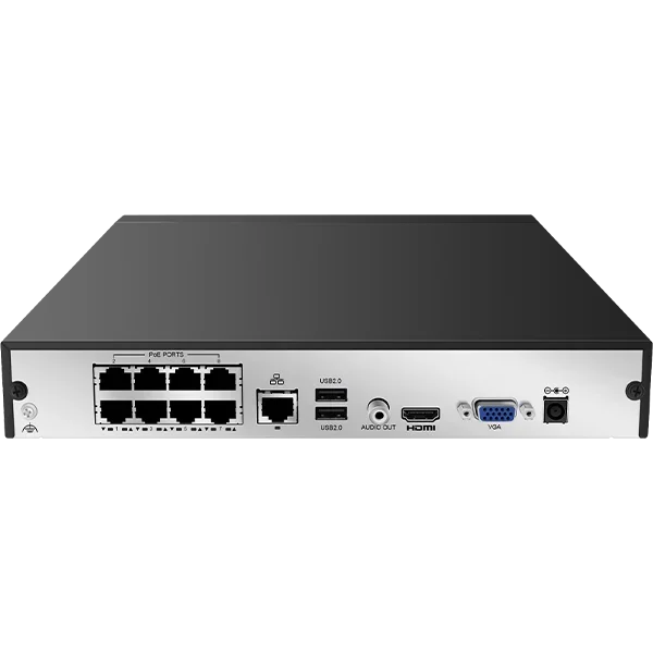 

Сетевой видеорегистратор 2026 YCX 8MP 8CH 1 SATA без портов PoE, H.265, поддержка 8 ТБ, Guardviewer