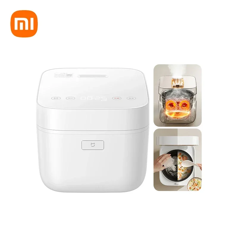 

Xiaomi Mijia Cook Quickly Rice Cooker 3L/4L Support Pressure Cooker Custom Timed Appointment Food Warmer