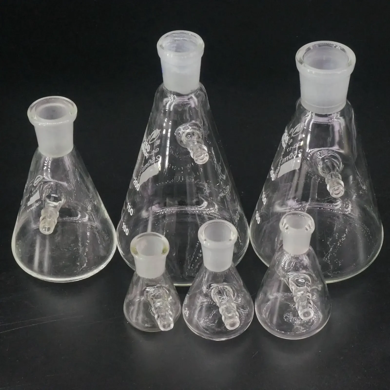 100-1000ml 24/29 29/32 Borosilicate Glass Vacuum Grinding Mouth Filtration Suction Flask