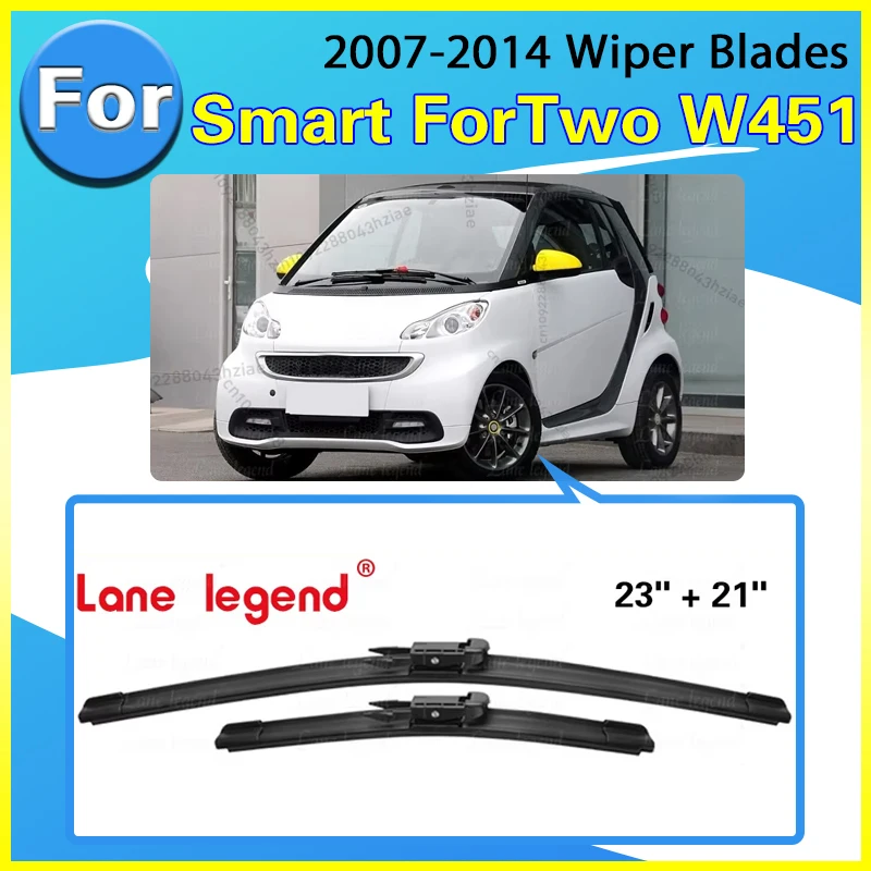 

Windshield Windscreen Wiper Blades For Smart ForTwo W451 2007 - 2014 Front Rear Window Set 2008 2009 2010 2011 2012 2013