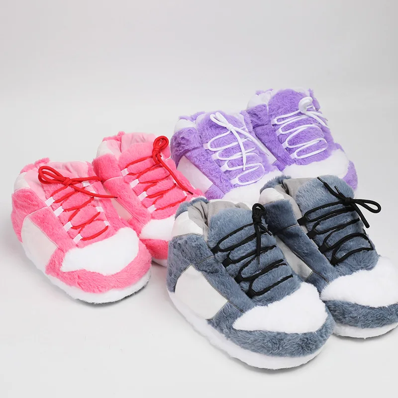 

Теплая домашняя плюшевая обувь, один размер, женская/мужская зимняя хлопковая обувь, женские и мужские кроссовки из пенопласта, толстые тапочки с хлебом