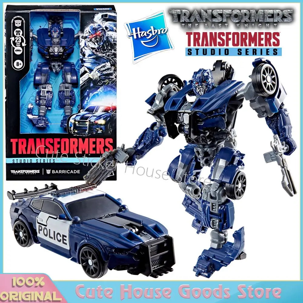 

In Stock Original Hasbro Studio Series Transformers: The Last Knight Deluxe Class Barricade Collectible Movvie Action Figures