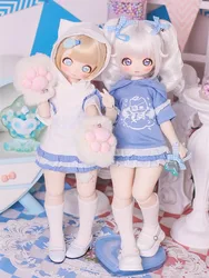 Accesorios de ropa para muñecas BJD, Sudadera con capucha MSD MDD, suéter superior, vestido de muñeca, ropa Diy para niñas y niños, regalo, 1/4