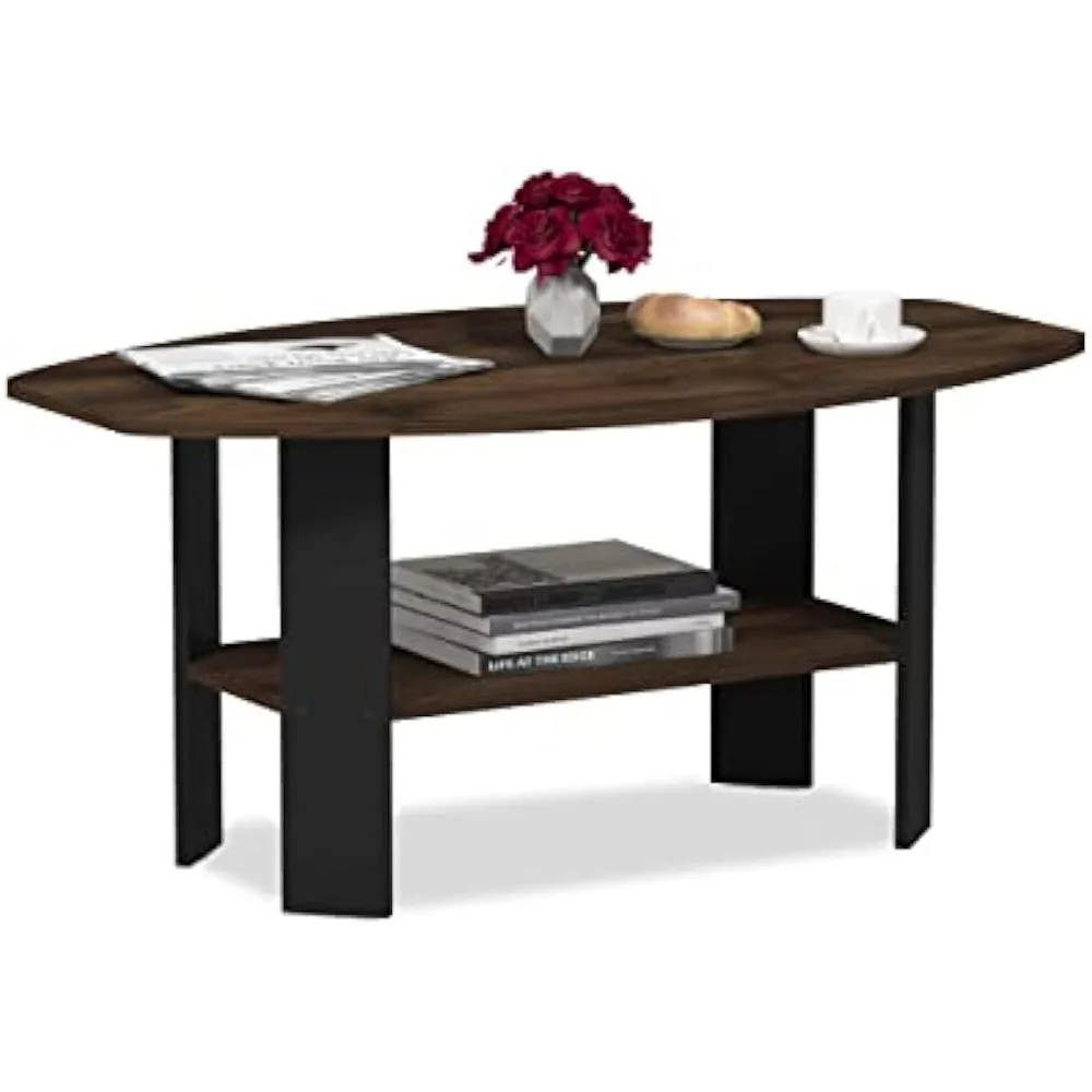 

Simple Design Coffee Table, Columbia Walnut/Black