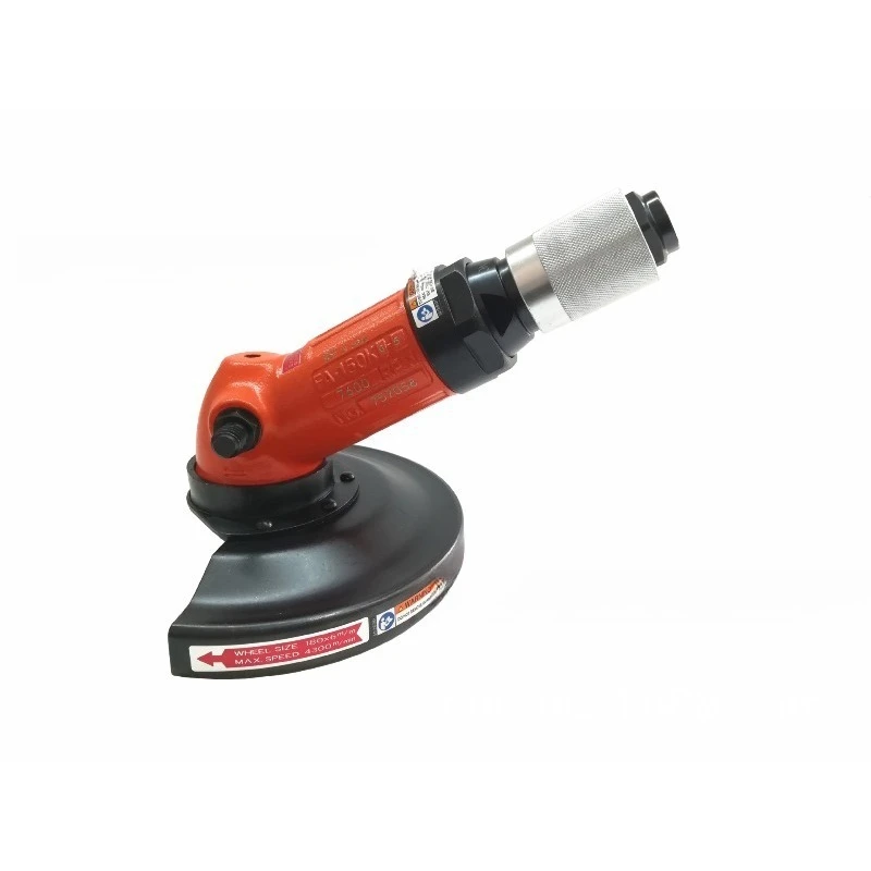 

Пневматическая угловая шлифовально-отрезная машина FA-150KG-5 с 7-дюймовым (180 мм) диском для шлифовки и резки.