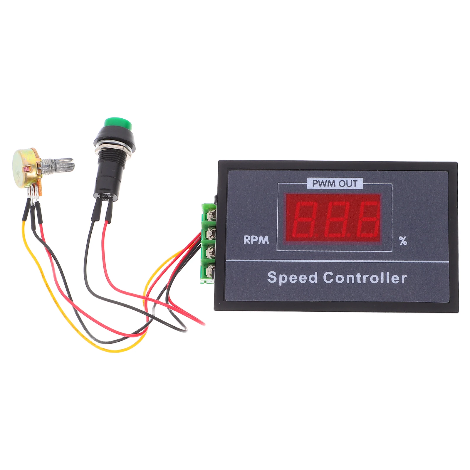 

DC Motor Speed Controller 6V-48V PWM Digital Display Adjustable Switch Driver Module for Industrial Mechanical Equipment