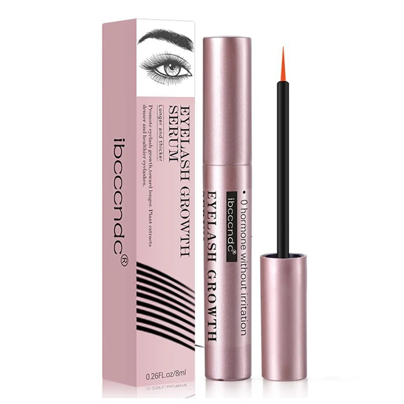 Hot sale Ibcccndc 8Ml Eyelash Growth Serum Natural Eyelash Enhancer Liquid Eyelashes Lengthening Essence Thicker Stronger Curler