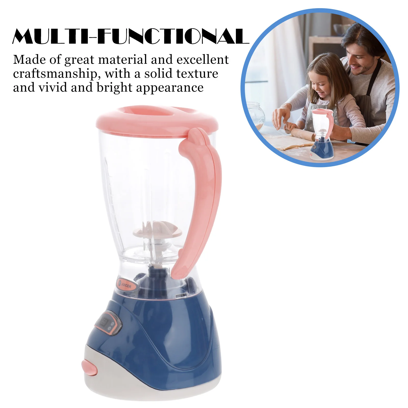 Simulated Home Appliances Toys Smoothie Mini Blender Kids Role-play Child Juicer Creative Simulation for Dining Table Baby