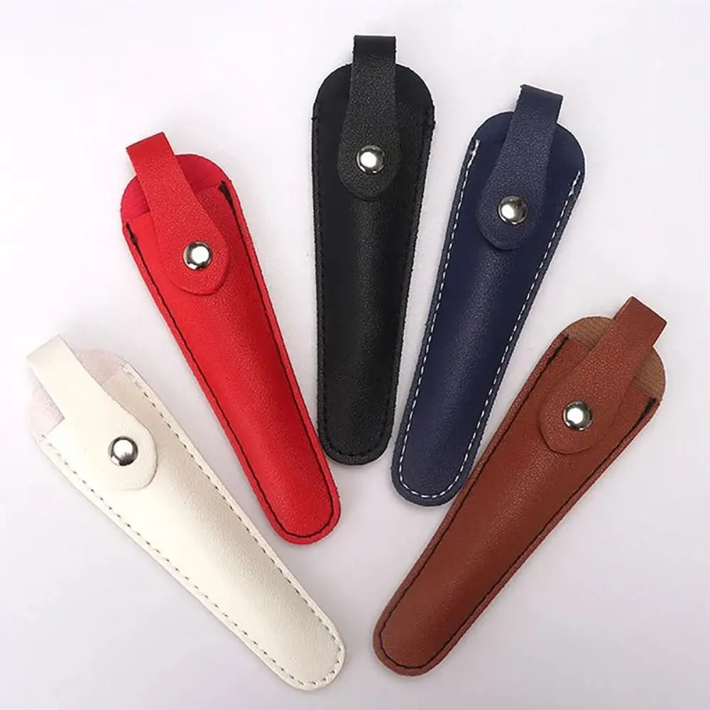 PU Leather Leather Scissor Case Protective Safety Sheath Hairdressing Scissor Holder Universal Hairdressers Tools Bag Salon