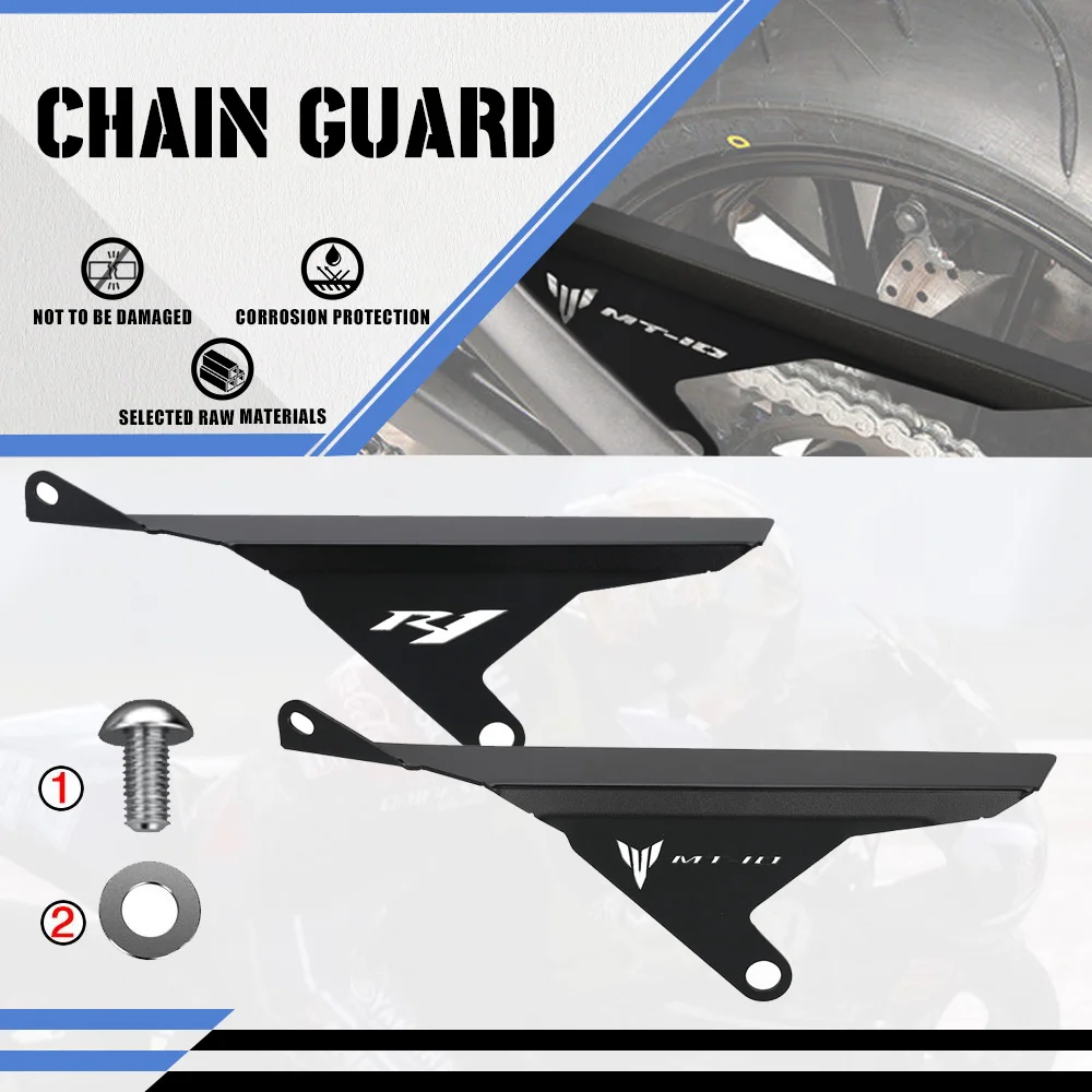 

For Yamaha YZF R1 R1M MT-10 MT10 SP 2015-2024 2023 2022 Motorcycle Accessories Rear Wheel Drive Chain Guard Cover Protection