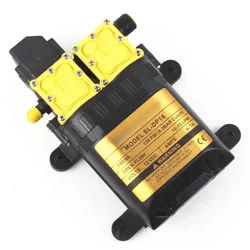 Water Pump DC 12V 10-12Lmin 130PSI Agricultural Electric Dual Power Pump Micro High Pressure Diaphragm Water Sprayer Car Wash
