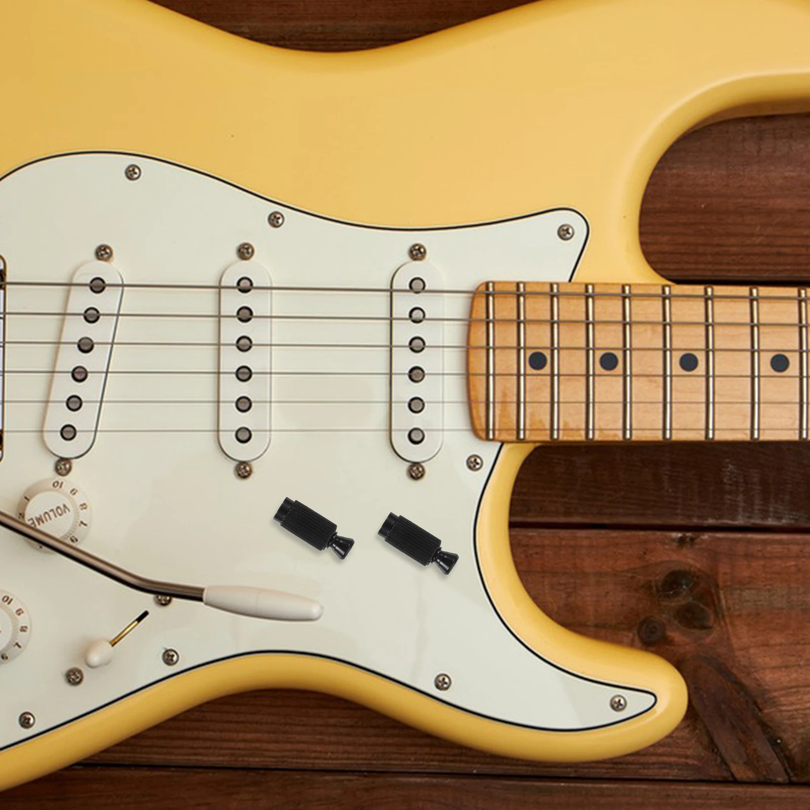 

2pcs Electric Tremolo Bridge Studs Elevating Anchors Replacement Hardware For Bass Guitar Tremolo Bridge Anchor Black Gaq306