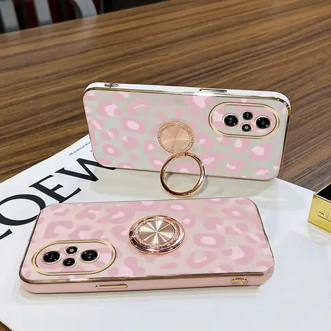 Diamantrem Snodd Leopardmönster Telefonhållarskal För Huawei Honor 9X Pro 60 70 80 90 100 200 300 Pro Ultra Y9s Skal 10 best sales Äran 9X Pro - №4