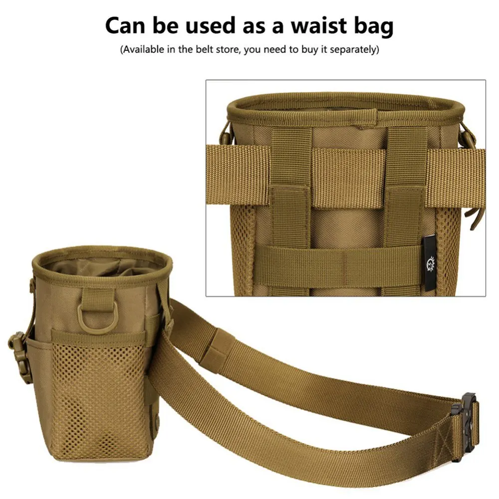 Multifunctional Slingshot Portable Waist Bag Black Scorpion Camouflage Tactical Hunting Pouch