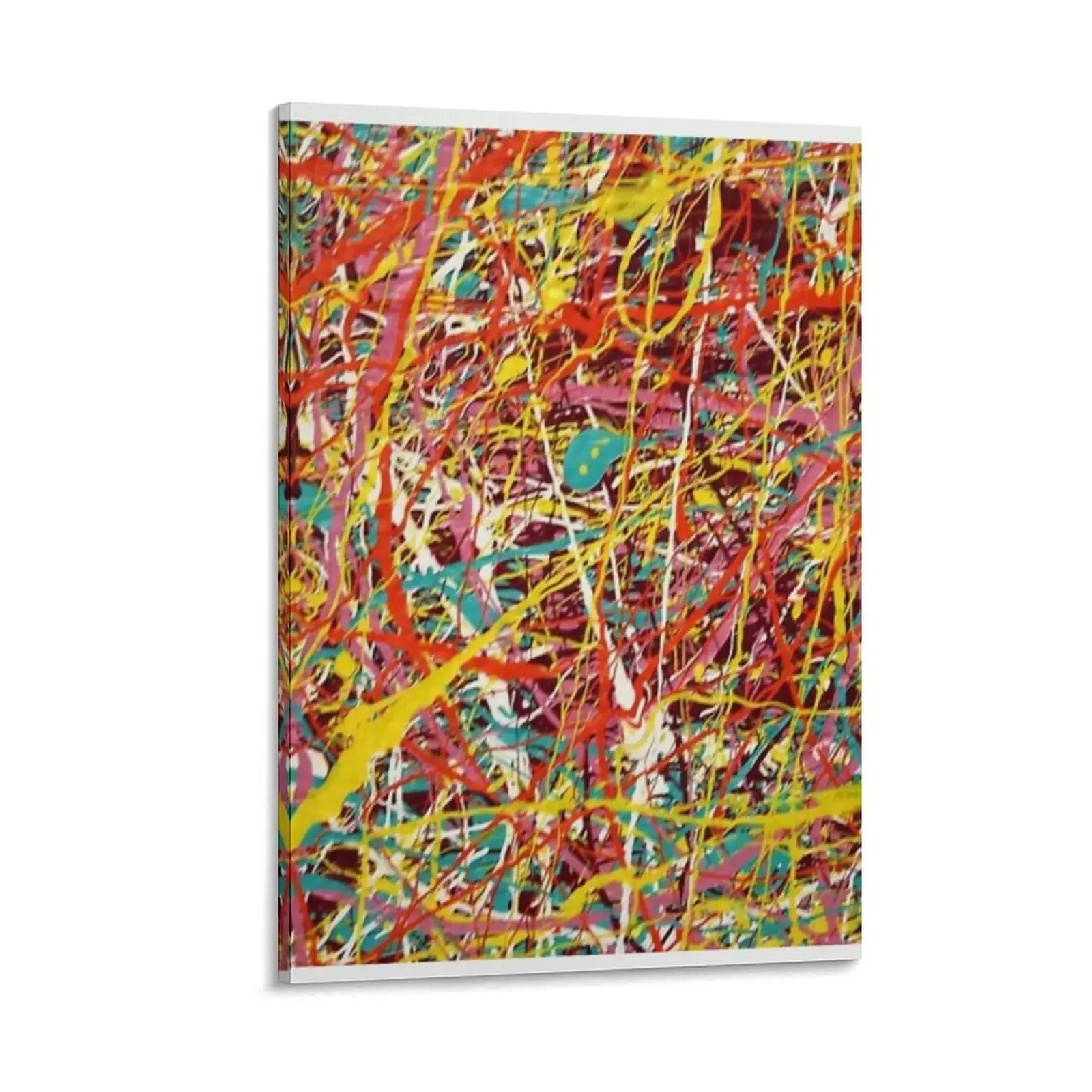 

Jackson Pollock color art, colorful pattern, Jackson Pollock design, Canvas Painting house decorations Decoration