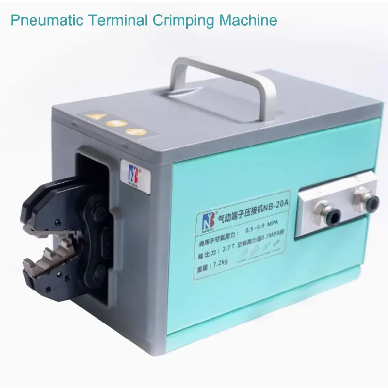 2.7T Pneumatic Wire Clamp NB-20A Cold Pressing Terminal Crimping Machine 0.25-35mm ² Terminal Machine Crimping Machine