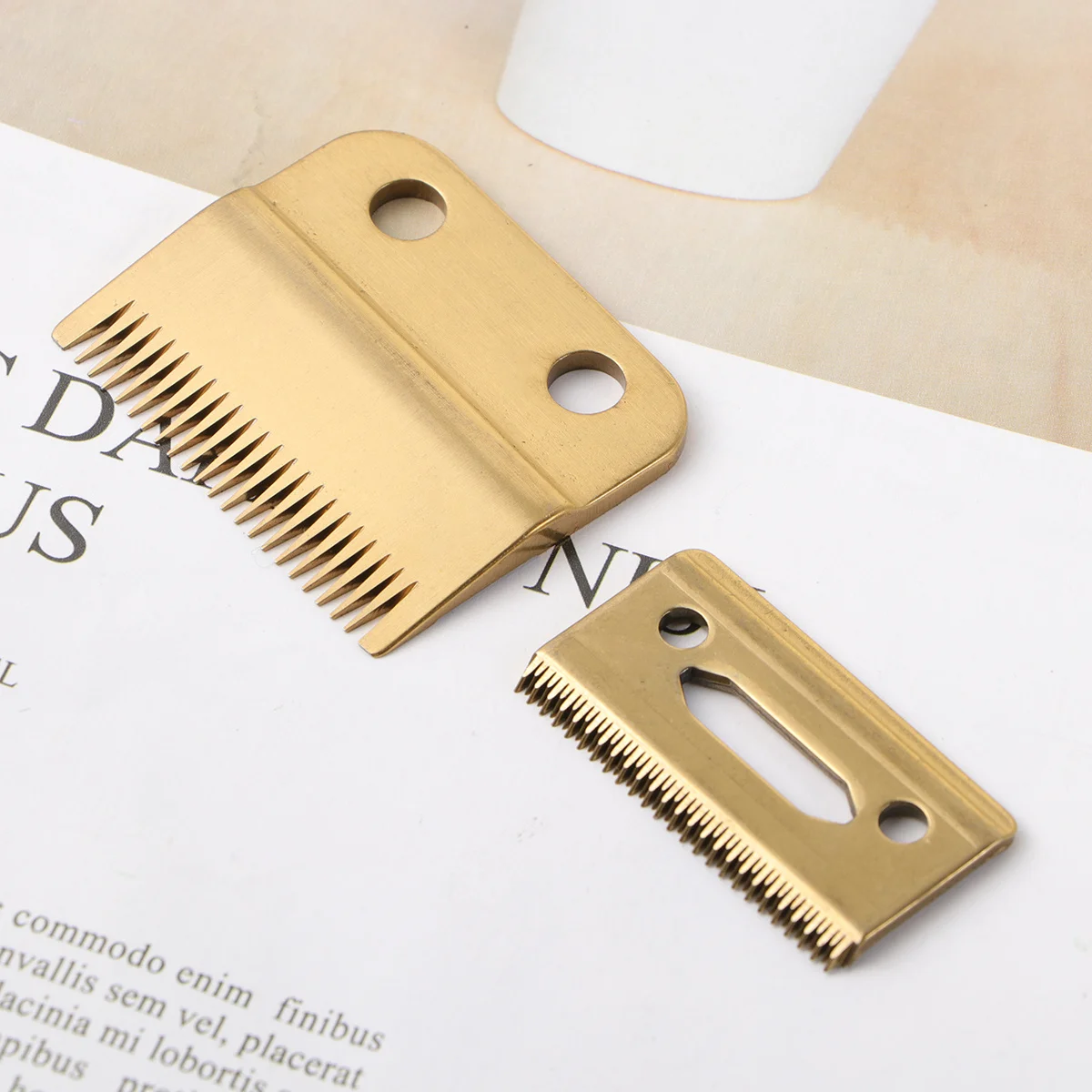 2 قطعة رؤوس المقص الكهربائية خدمة طويلة الحياة المتقلب رئيس استبدال للرجال المنزل السفر استخدام المقص الكهربائي رئيس #4