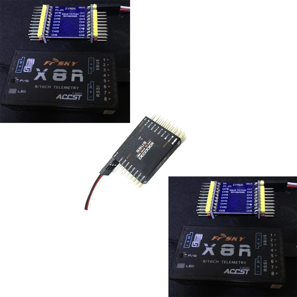 

Новый DIY SBUS в PWM/PPM декодер 16-канальный преобразователь приемник преобразователь сигнала для Futaba Frsky Orange