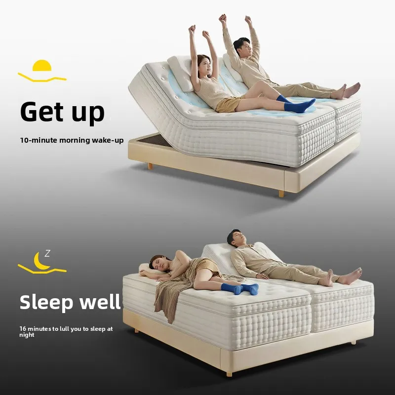 Fully automatic intelligent electric mattress zero gravity can be lifted household bedroom master bedroom full split massage