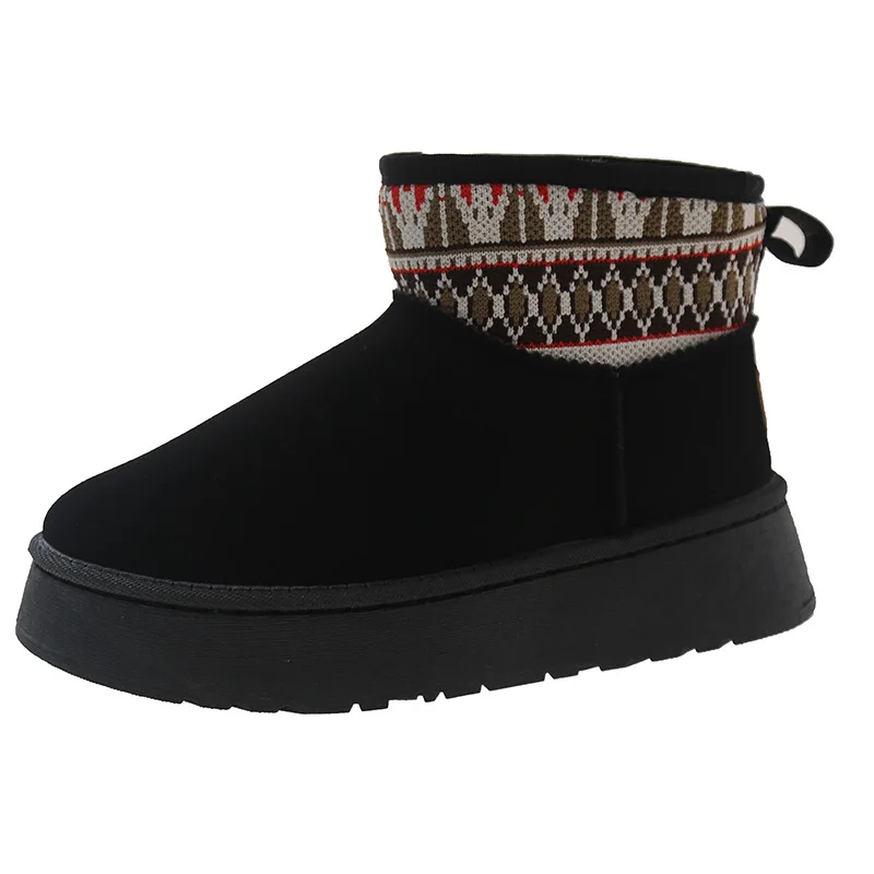 

Женская обувь 2024, зимние классические зимние ботинки, тапочки, сапоги, женские теплые зимние ботинки на меху, на толстой подошве