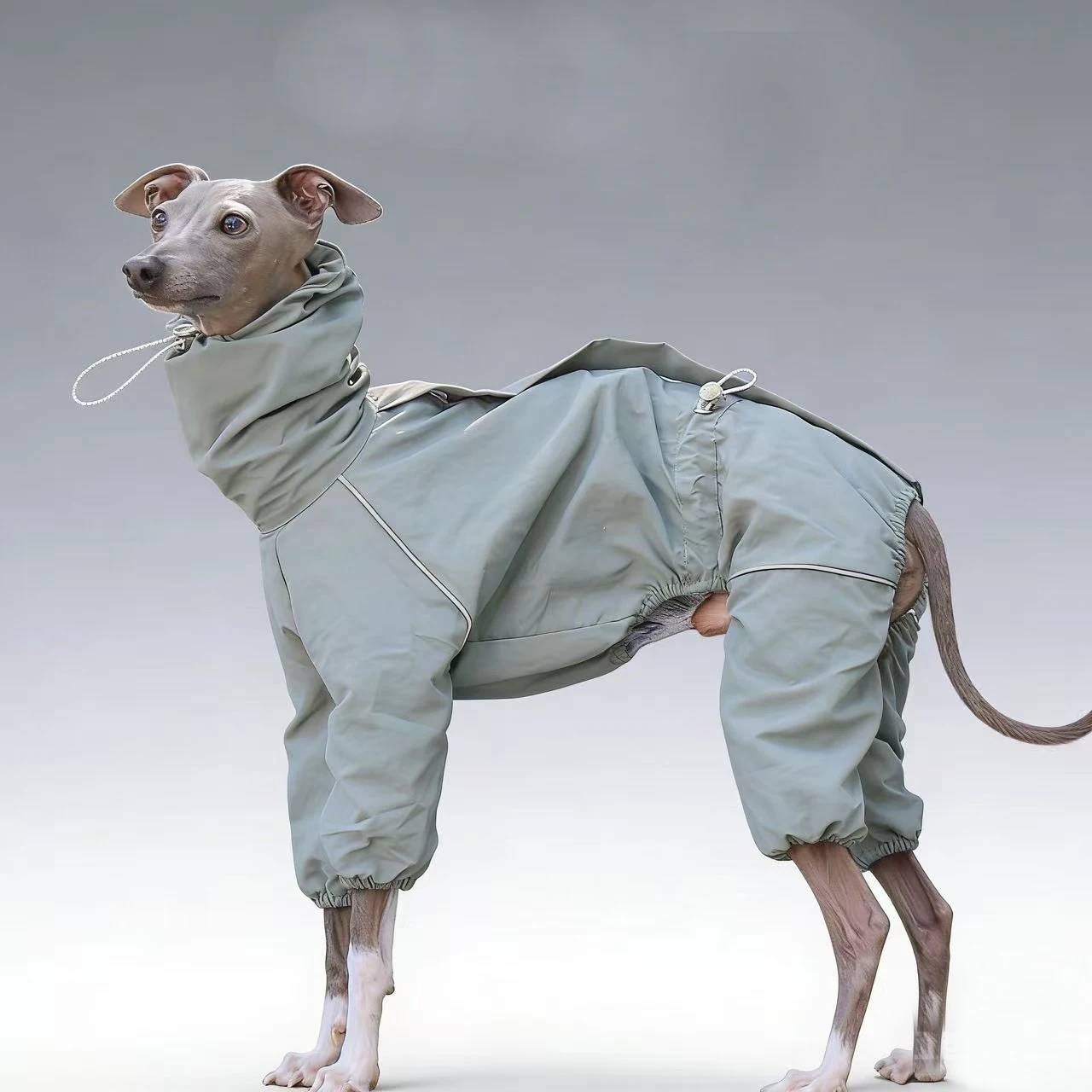 Cortavientos impermeable para Galgo Español y Whippet – Ajustable verano - imagen 5
