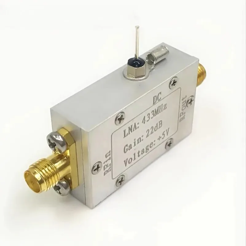 Ultra Low Noise 433MHz RF Amplifier - Professional High Gain LNA Radio Frequency Module