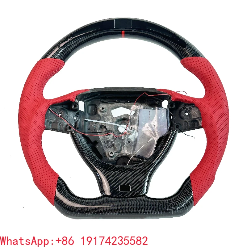 

Red Leather Carbon Fiber Factory Direct Alcantara M Sport Steering Wheel for E90 E91 E92 E93 X5 F15 X6 F16 F10 F30 F32 F