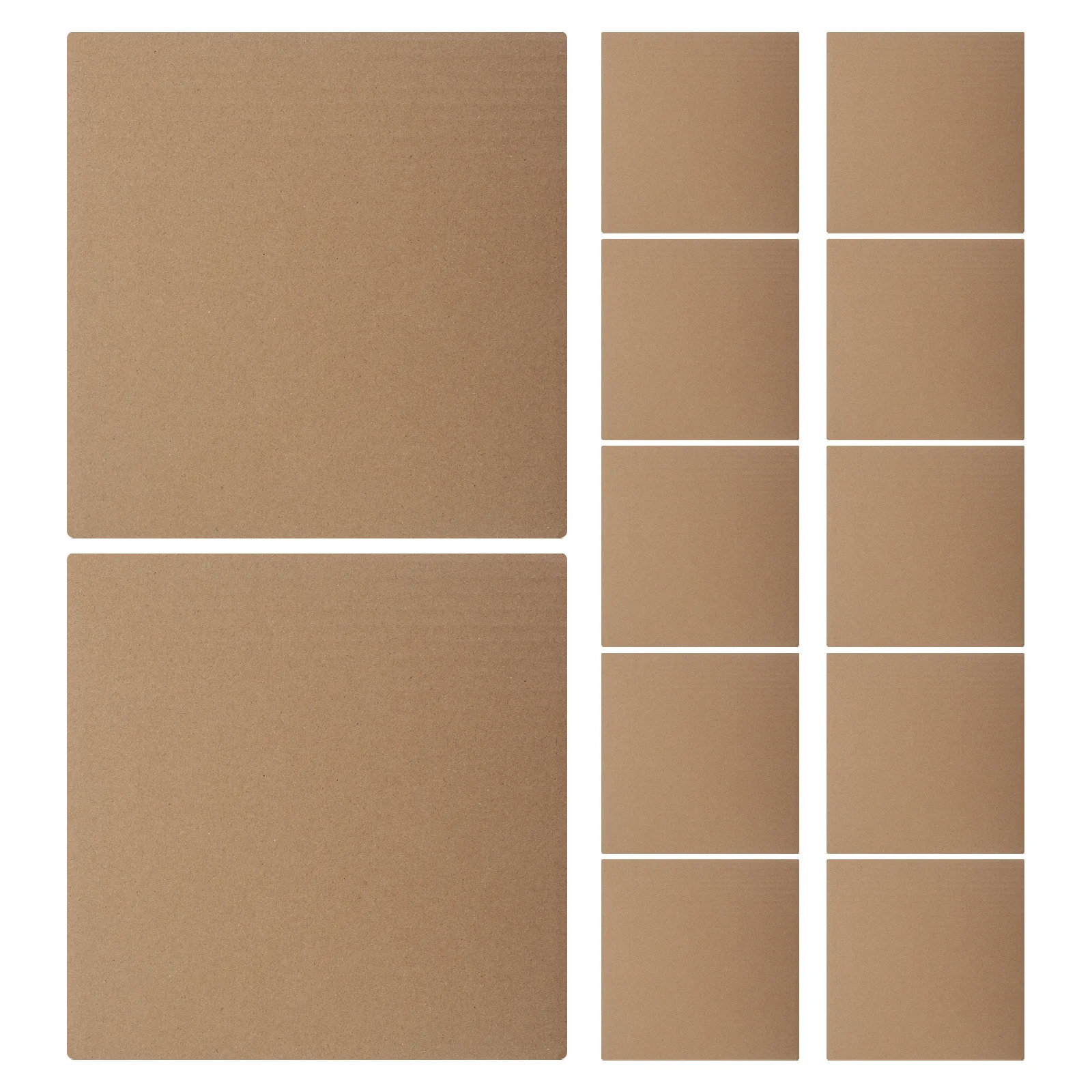 12Pcs Packaging Box Dividers Insert Pads for Moving Filler Sheets Sturdy Protective Separators for Carton Dish Storage Transport