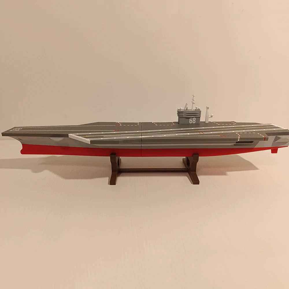 โมเดลเรือบรรทุกเครื่องบินนิมิทซ์ ขนาด 1/700 ความยาว 46.9 ซม. ผลิตด้วยการพิมพ์ 3 มิติอย่างประณีต ชุดประกอบแบบจำลองเรือแบบคงที่ ของเล่นเรือ