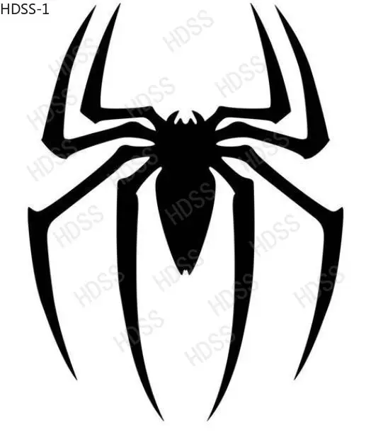 Black Spider car sticker Vinyl Decal Window Laptop bumper animal sticker hot selling