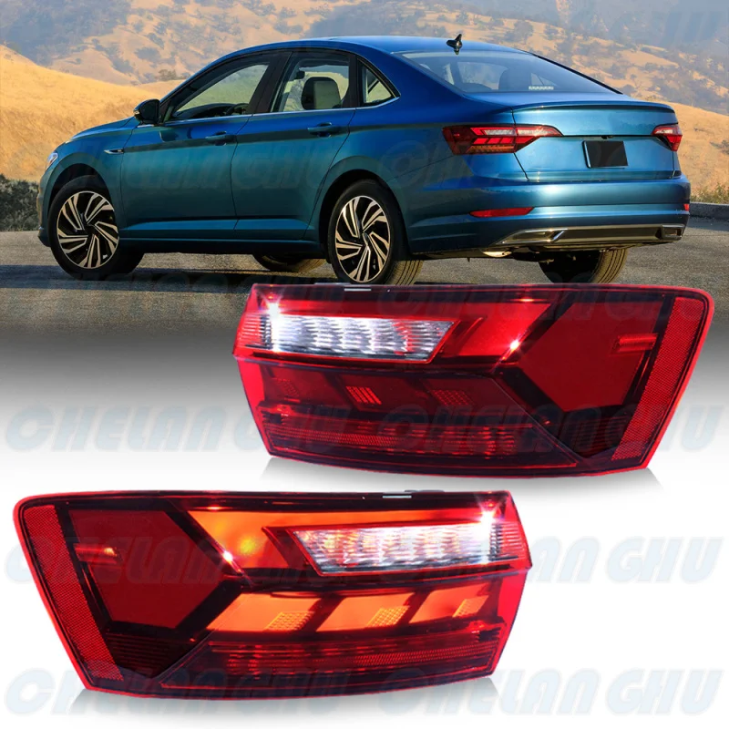 LED Tail Light For VW Jetta 2020 2021 2023 2024 US Version 1 Pair Rear Lamp Brake Light 17A945095B 17A945096B Car accessories