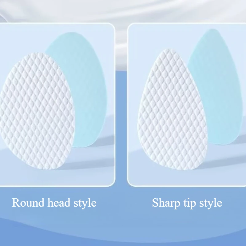 1Pair Disposable Wood Pulp Forefoot Pads Sweat Absorbing Breathable Soft Cushion Shoe Inserts for High Heels