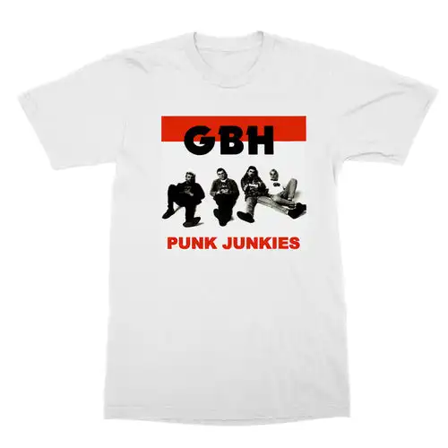 New Charged GBH Graphic Cotton Band Shirt Unisex Summer Short Sleeve Fashion Brand Tee Luxury Casual Vintage Tees