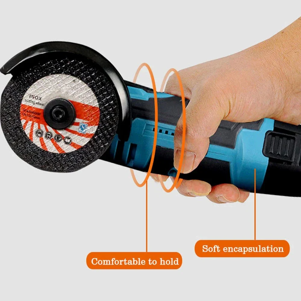 Kleiner elektrischer Winkelschleifer, wiederaufladbar, 12 V, tragbarer Schleifer zum Schneiden, Polieren, Keramikfliesen, Holz, Stein