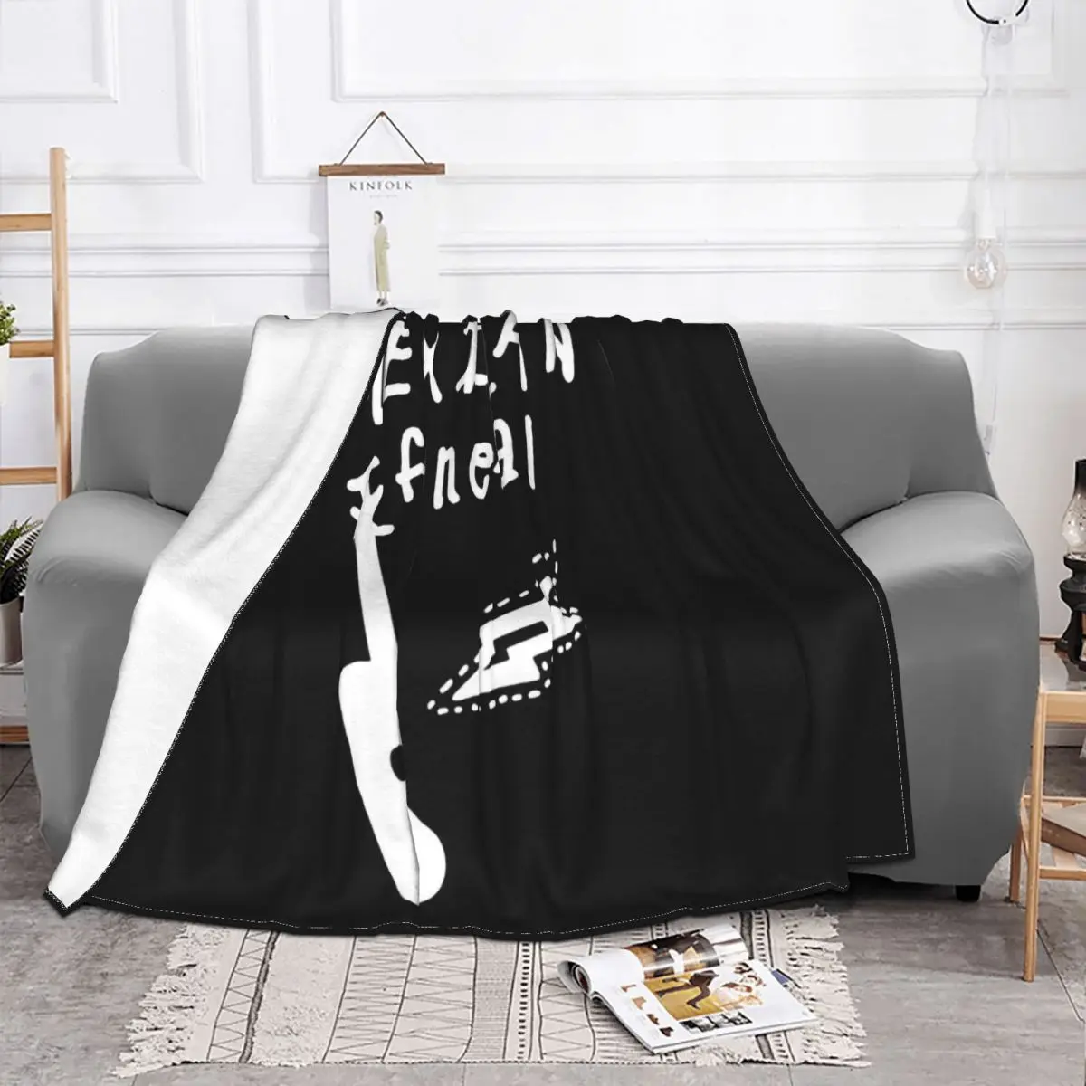 Mexican Funeral Inspired By Dirk Gentleys Holistic Detective Agency Streetwear Throw Blanket