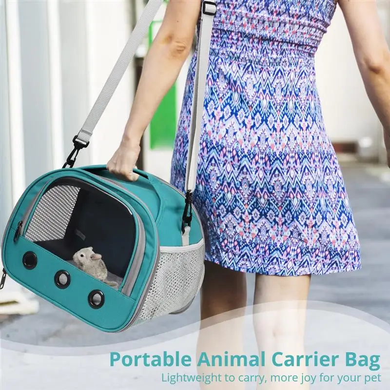 Guinea Pig Travel Carrier Small Animal Carrier Bag Portable Bag Strap For Hedgehog Squirrel Chinchilla Rabbit Turtle Carrier Bag