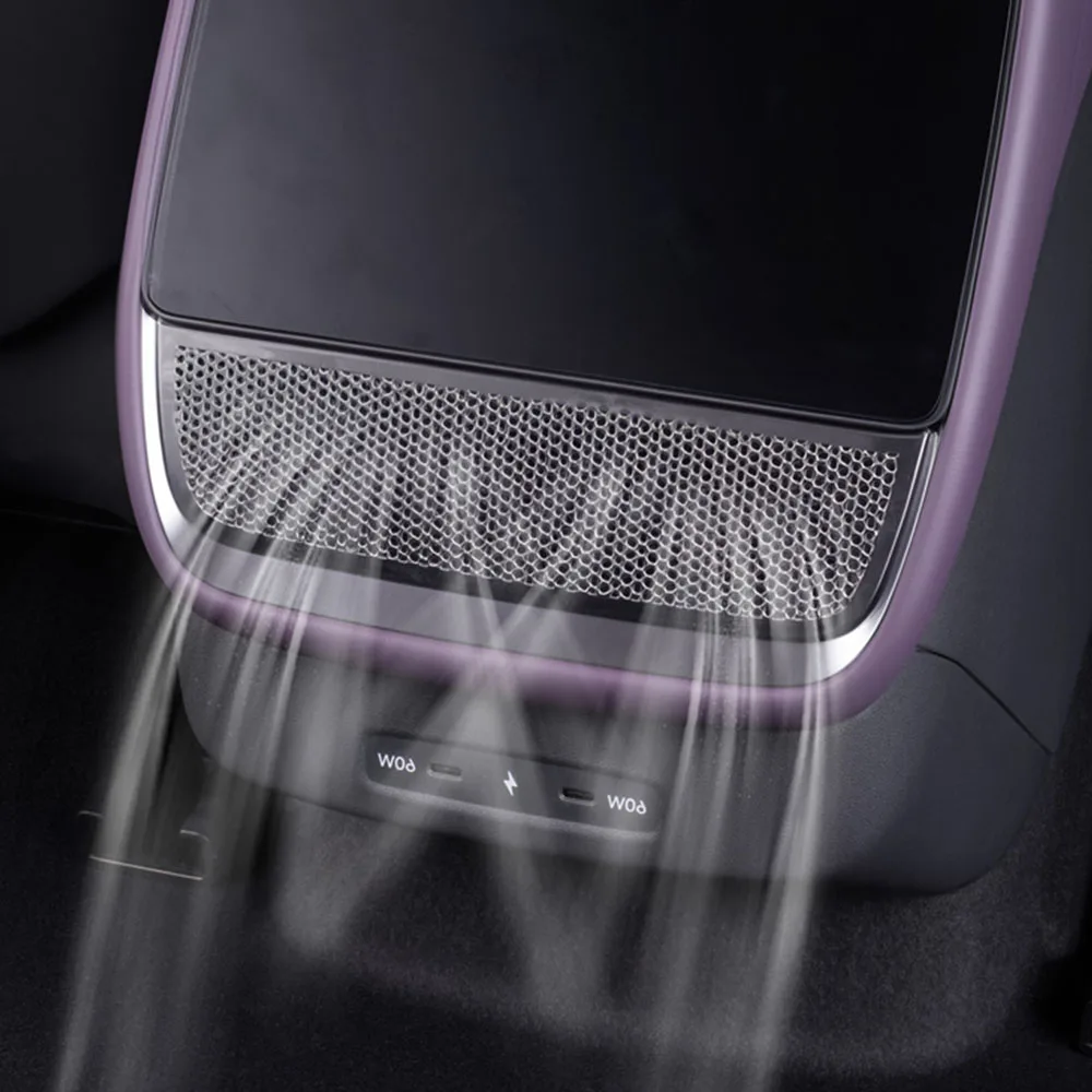 

Для нового Xpeng P7 2025 задняя вентиляционная маска для кондиционера, аксессуары для внутренней модификации, защитная крышка из нержавеющей стали